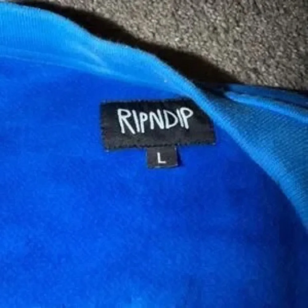 Blue Tie-Dye Crewneck Sweatshirt